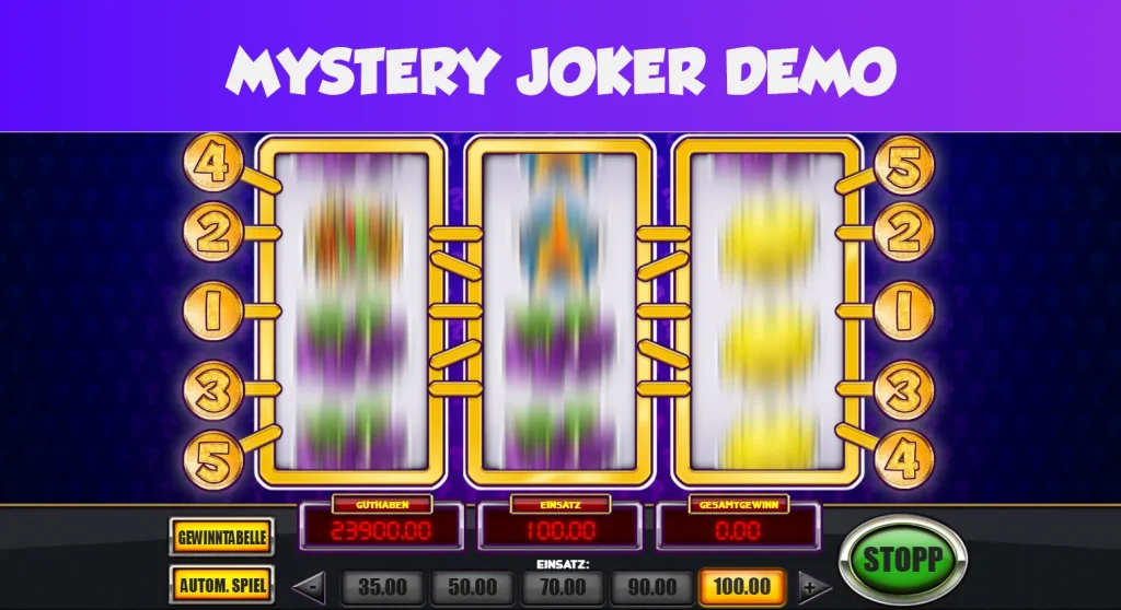 mystery joker demo